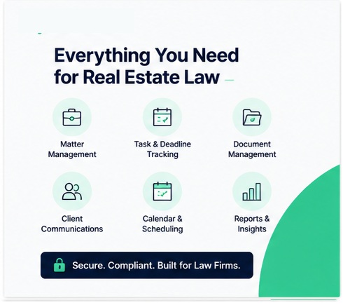 Real estate law software